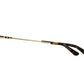 Side view of gold American Optical AO-1002 frame only round sunglasses