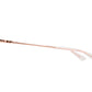 Side view of gold American Optical AO-1002 frame only round sunglasses