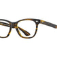 Front angle view of brown demi American Optical Saratoga frame only acetate sunglasses