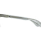 Side view of grey crystal American Optical Saratoga frame only acetate sunglasses