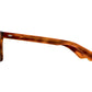 Side view of havana American Optical Saratoga acetate sunglasses with polarised brown nylon lens